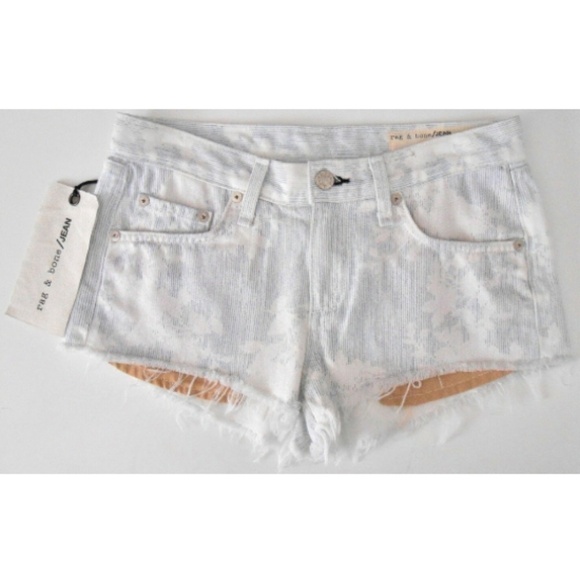 Rag & Bone 'Mila' Kahuna Printed Cut-Off Shorts - Picture 3 of 5